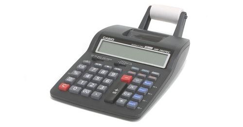 Calculatrice 4 opérations CASIO HR-150TEC