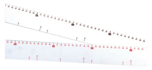 Mallard ferriere - regle graduee plastique de 64 c