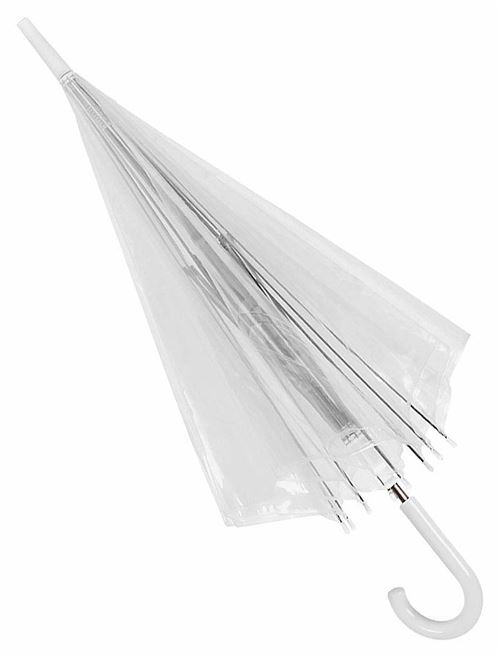 Perletti parapluie de mariage 61 cm dames transparent