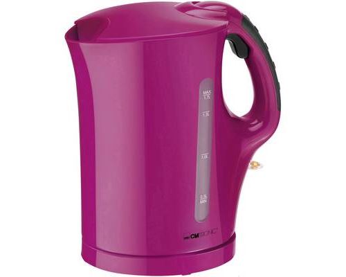 Clatronic wk3445 bouilloire electrique acier fuchsia