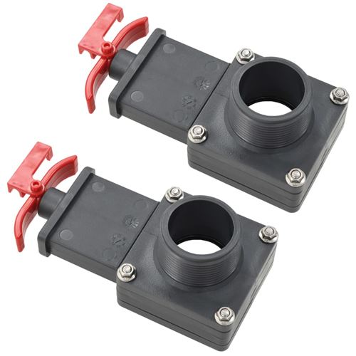 vidaXL Vanne de portail de piscine 2 pcs 1,5\