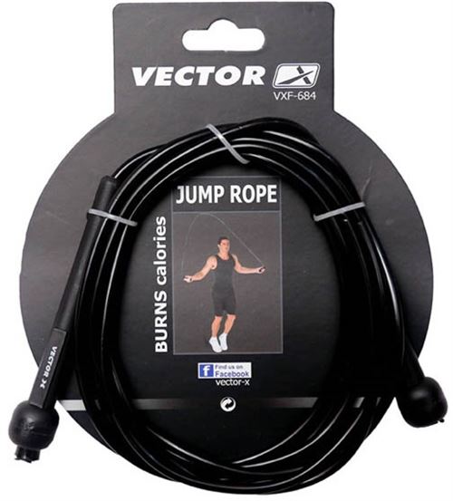 Vector X corde à sauter 250 cm nylon noir