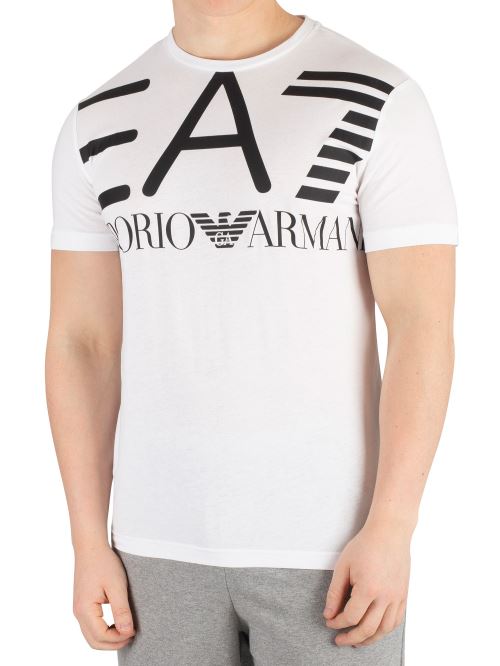 EA7 Homme T-shirt graphique, Blanc