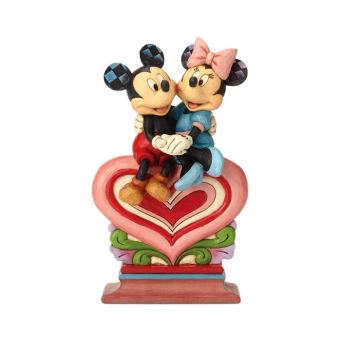 Figurine Enesco Disney Heart To Heart Mickey et Minnie