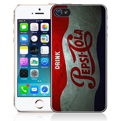 Coque pour iPhone 5C pepsi vintage