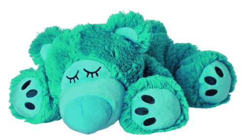 Warmies ours en peluche chaud 32 cm turquoise
