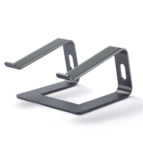 Support d'ordinateur portable amovible en alliage d'aluminium-Noir