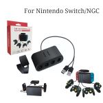 Pour Nin o Switch / WiiU / PC / NGC 3in1 4Port USB pour Game Cube Controller Adapter