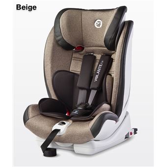 VOLANT | Siège auto bébé enfant | Groupe 1/2/3 | A partir 9 kg | Système  ISOFIX | Dossier inclinable | Appui-tête réglable | beige - Sièges auto,  nacelles et coques - Achat \u0026 prix | fnac