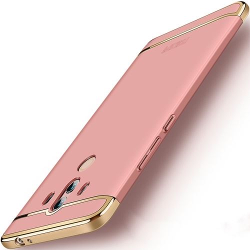 Huawei Mate 10 Coque Protection Plastique Effet Métal Brillante Rose ALS53364