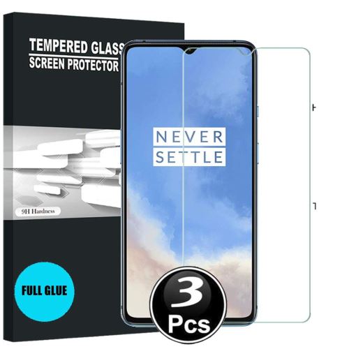 OnePlus 7T Vitre protection d'ecran en verre trempé incassable lot de [X3] Glass