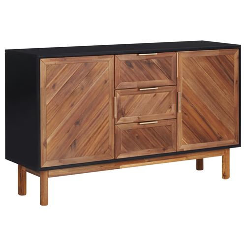 chunhe Buffet 115x35x70 cm Bois d'acacia massif et MDF AB289910