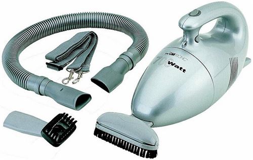 Clatronic Hs 2631 Aspirateur à Main Compact: 24 X 12 X 15 cm Léger Filtre Permanent Facile à Nettoyer
