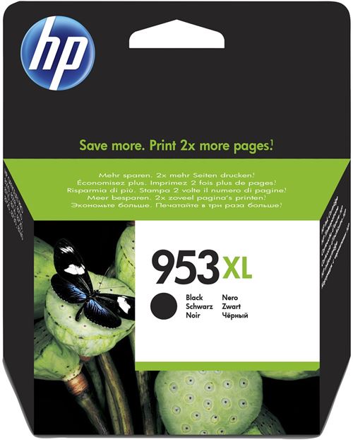 HP 953XL - à rendement élevé - noir - originale - cartouche d'encre