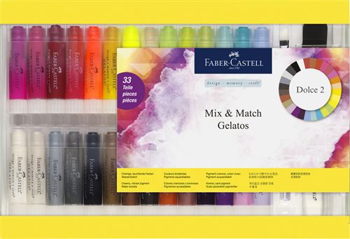 Faber Castell FC-121834 Gelatos Aquarelle Coffret Faber-Castell 28 Couleurs