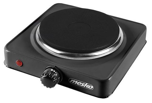 Mesko ms6508 Réchaud électrique, 1000 W, Aluminium, Noir