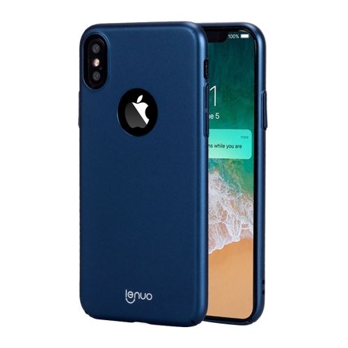 Iphone X / Xs Coque Protection Plastique Ultra Fin Bleu Als80120