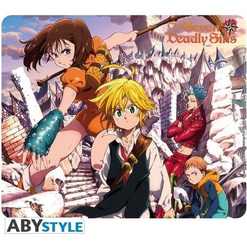 Tapis de souris the seven deadly sins - groupe abystyle abyacc250