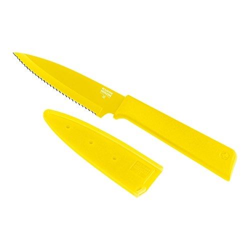 Colori®+ couteau doffice dentelé jaune kuhn rikon 26525