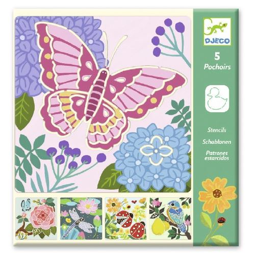 Pochoirs Ailes du jardin Djeco