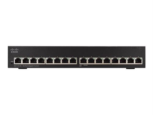 Cisco Small Business SG110-16 - switch - 16 poorten - onbeheerd - rack-uitvoering