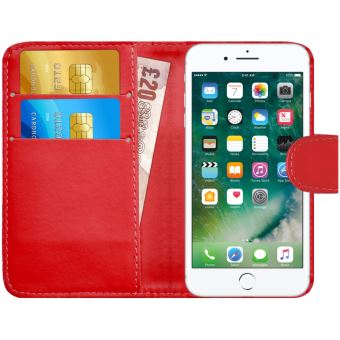 coque rabat iphone 7 rouge