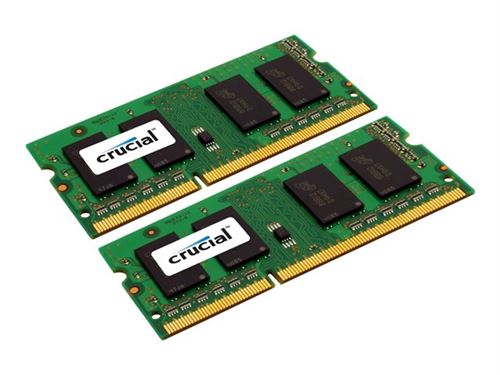 Crucial - DDR3L - 16 GB : 2 x 8 GB - SO DIMM 204-PIN