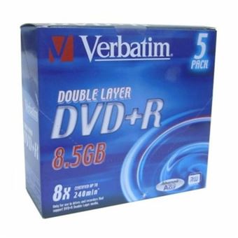 DVD vierge Verbatim DVD+R DL double couche 8x (boite de 10) 43666