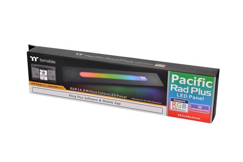 Thermaltake Pacific Rad Plus LED Universel, Partie lat&eacute;ral