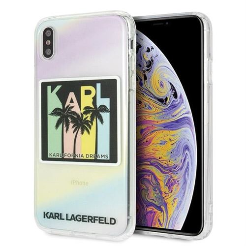 Coque pour Iphone XS Max 6,5 Karl Lagerfeld Karlifornia Dreams Palms