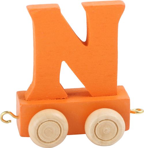 Legler lettre de train N orange 6,5 cm