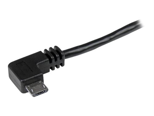 Câble Micro USB B - USB A - Connectique PC 