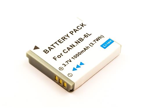 Battery similar CAN NB-6L, Li-ion, 3,7V, 1000mAh, 3,7Wh