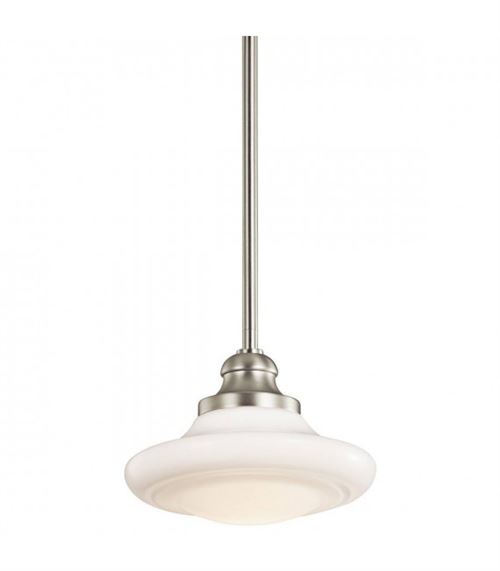 Suspension Keller, nickel brossé, petite