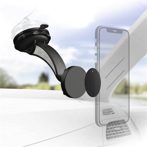 Support universel pour smartphone Magnet, avec ventouse
