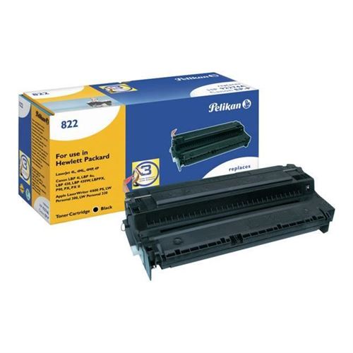  Cartouche de toner - PELIKAN - 822 - Noir - Compatible HP 92274A - Pour imprimantes Laser 
