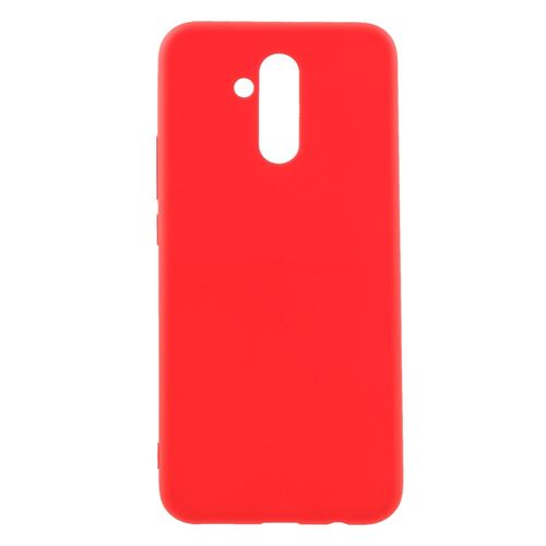 Coque en TPU mat double face rouge pour votre Huawei Mate 20 Lite