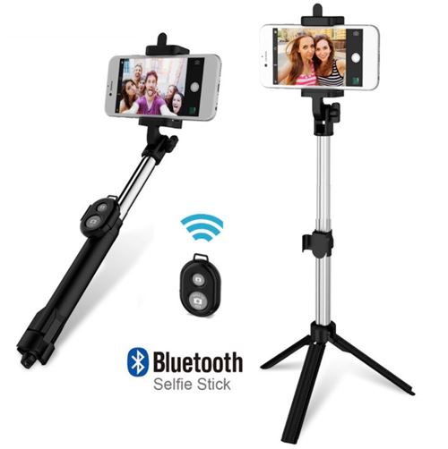 Perche à Selfie Bluetooth avec Trépied Tech-Protect L01S