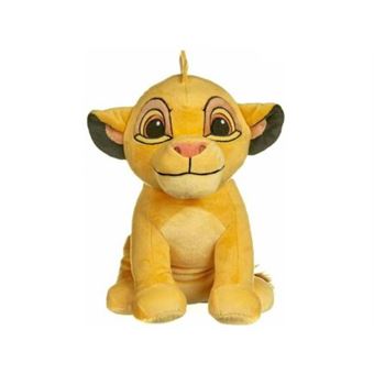 Peluche disney le roi lion : lion simba 29 cm - doudou licence enfant - 1