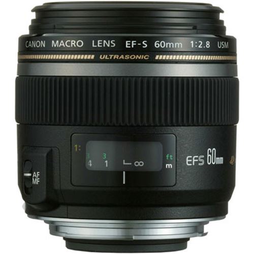 Objectif reflex Canon EF-S 60 mm f/2.8 Macro USM - Focale fixe