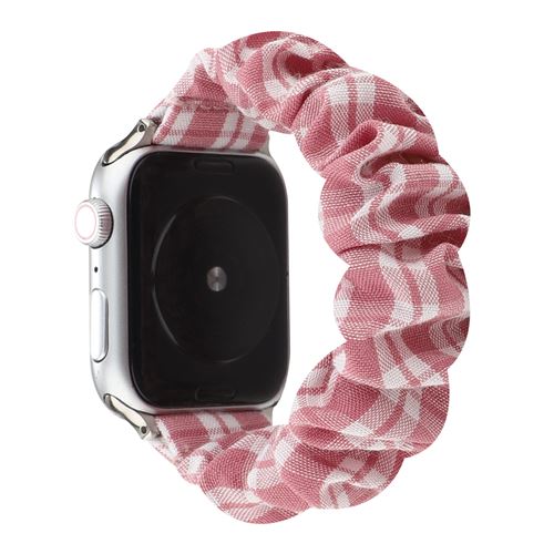 Bracelet de montre en tissu élastique pour Apple Watch Series 6/ SE/ 5/ 4 40mm - Rose#1