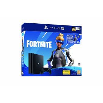 Pack Console Sony PS4 Pro 1 To Noir + Fortnite Neo Versa