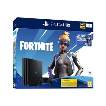 Pack Console Sony PS4 Pro 1 To Noir + Fortnite Neo Versa