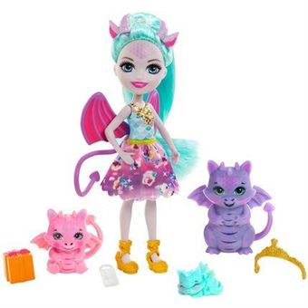 Enchantimals Coffret ​L'Atelier de Peinture de mini-poupée Felicity Renard  et figurine animale Flick, accessoires inclus, jouet pour enfant, GBX03 :  : Jeux et Jouets
