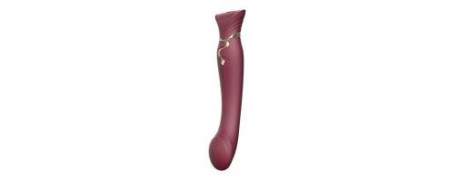 Queen G-Spot Vibrator Zalo (Couleur : BORDEAUX)