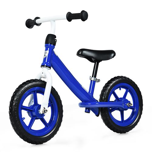 draisienne giantex avec siège réglable, pneus en mousse eva pour enfants de 3 à 5 ans