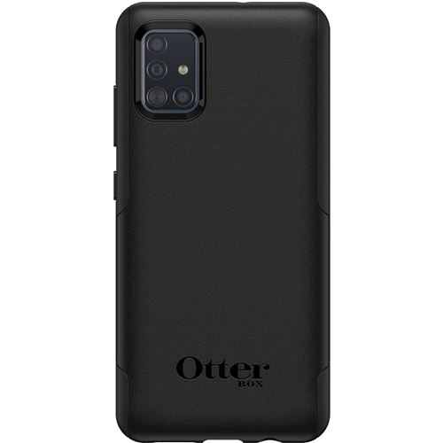 OtterBox Commuter Lite - Achterzijde behuizing voor mobiele telefoon - polycarbonaat, synthetisch rubber - zwart - voor Samsung Galaxy A51