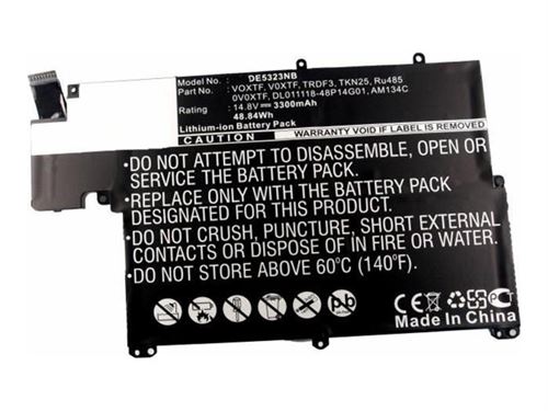 CoreParts - Batterie de portable - Lithium Ion - 3300 mAh - 48.8 Wh - noir - pour Dell Inspiron 13z, 1525, 1526; Vostro 3360; XPS M1530
