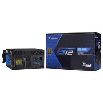 Alimentation - SEA SONIC - ATX 850W - 80+ Gold - Connectique complète - Design G12 GC-850 - 1