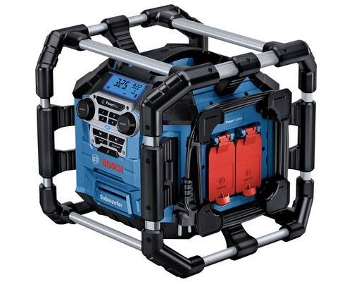 Bosch Professional GPB 18V-5 C Radio de chantier FM Bluetooth, AUX protégé contre les projections deau